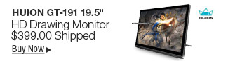 Newegg Flash - Huion GT-191 19.5" HD Drawing Monitor