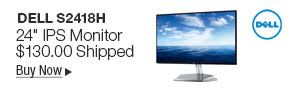 Newegg Flash - Dell S2418H 24" IPS Monitor