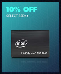 10% OFF SELECT SSDs*