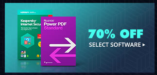 70% OFF SELECT SOFTWARE*