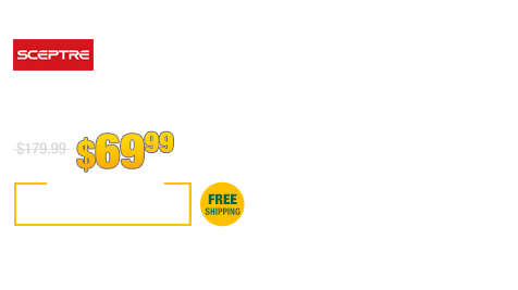 SCEPTRE E225W-1920 Black 22" 1080p 5ms HDMI Widescreen LED-LCD Monitor w/ Built-in Speakers