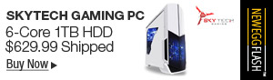 Newegg Flash - SkyTech Gaming PC 6-Core 1TB HDD