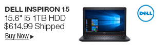 Newegg Flash - DELL Inspiron 15 15.6" i5 1TB HDD