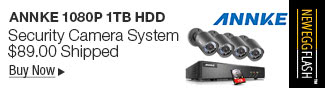 Newegg Flash - ANNKE 1080P 1TB HDD Security Camera System