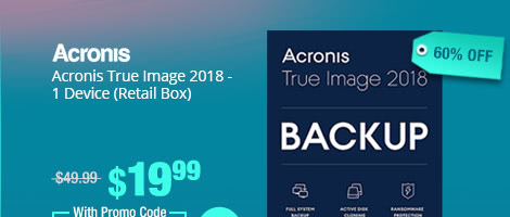 Acronis True Image 2018 - 1 Device (Retail Box)