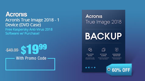 Acronis True Image 2018 - 1 Device (DVD Case)