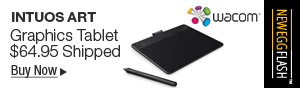 Newegg Flash – Wacom Intuos Art Graphics Tablet