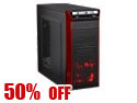 Rosewill REDBONE U3 Black SECC Steel USB 3.0, eSATA, 3x 120mm Fans Mid Tower Computer Case 