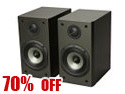 Triangle Plaisir TEB17WGPC ZETA Wenge Bookshelf Speaker Pair 