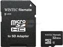 Wintec FileMate Micro SDHC Flash Card with SDHC Adapter Model 3FMUSD32GB-R 