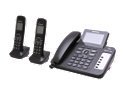 Panasonic KX-TG6672B 1.9 GHz Digital DECT 6.0 Corded/Cordless Phones with 2 Handsets and Integrated Answering Machine