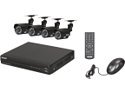 KGuard OT401-4CW134M Surveillance Kit (4CH H.264 DVR with 4 CMOS 420 TVL Cameras) with Remote Web/Mobile Phone/Tablet Access