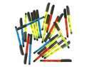 24 Sharpie Pocket Accent Highlighters Yellow Orange Blue Chisel Tip Markers Pens