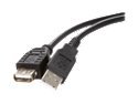 Rosewill 6ft. USB2.0 A Male to A Female Extension Cable, Black, Model RCW-100 