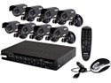 KGuard CA108-H03-500G 8 Ch DVR + 8 CCD, 420 TVL, Bullet Cameras + 500GB HDD, Surveillance Kit Solution