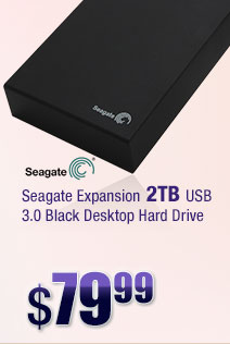 Seagate Expansion 2TB USB 3.0 Black Desktop Hard Drive