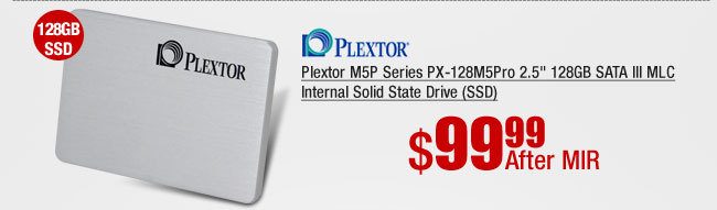 Plextor M5P Series PX-128M5Pro 2.5 inch 128GB SATA III MLC Internal Solid State Drive (SSD)