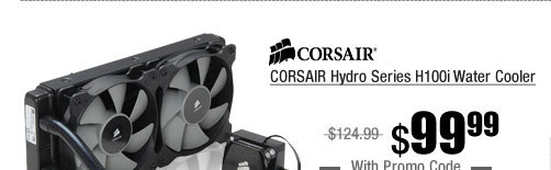 CORSAIR Hydro Series H100i Water Cooler