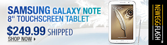 Newegg Flash - SAMSUNG Galaxy Note 8" Touchscreen Tablet.