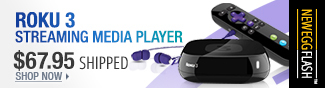 Newegg Flash - Roku 3 Streaming Media player.