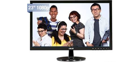 ASUS VS Series VS238H-P Black 23" 2ms HDMI LED Backlight Widescreen LCD Monitor