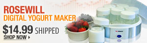 Newegg Flash - Rosewill Digital Yogurt Maker.