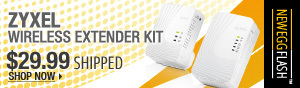 Newegg Flash – ZyXEL Wireless Extender Kit