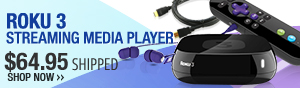 Newegg Flash - Roku 3 Streaming Media Player 