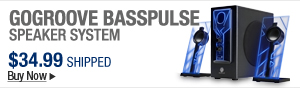 Newegg Flash – GOgroove BassPULSE Speaker System