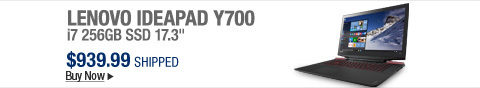 Newegg Flash  Lenovo IdeaPad Y700 i7 256GB SSD 17.3"