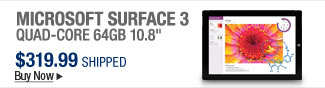 Newegg Flash  Microsoft Surface 3 Quad-Core 64GB 10.8"