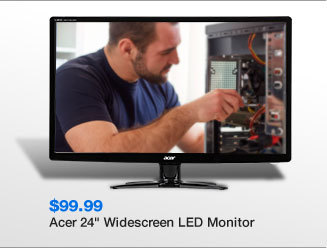 Acer 24" Widescreen LED Monitor