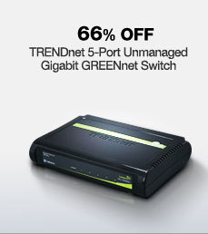 TRENDnet 5-Port Unmanaged Gigabit GREENnet Switch