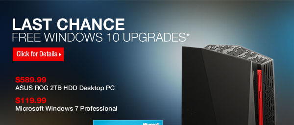 LAST CHANCE FREE WINDOWS 10 UPGRADES*