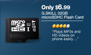 G.SKILL 32GB microSDHC Flash Card