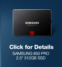 SAMSUNG 850 PRO 2.5" 512GB SSD