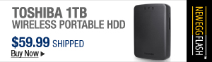 Newegg Flash – Toshiba 1Tb Wireless Portable HDD