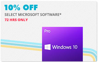 10% OFF SELECT MICROSOFT SOFTWARE*