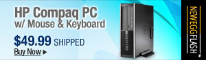 Newegg Flash – HP Compaq PC w/ Mouse & Keyboard