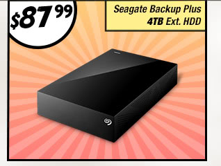 Seagate Backup Plus 4TB Ext. HDD