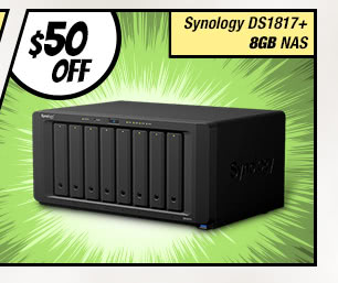 Synology DS1817+ (8GB) NAS