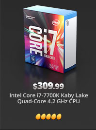 Intel Core i7-7700K Kaby Lake Quad-Core 4.2 GHz Desktop Processor