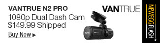 Newegg Flash - Vantrue N2 Pro 1080p Dual Dash Cam