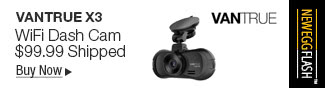 Newegg Flash - Vantrue X3 WIFI Dash cam