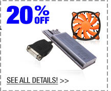 20% OFF SELECT CABLES & ACCESSORIES!*