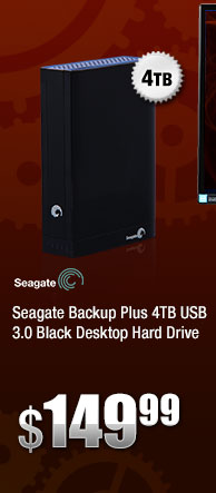 Seagate Backup Plus 4TB USB 3.0 Black Desktop Hard Drive