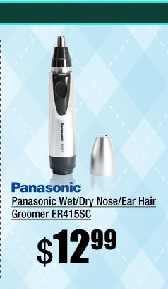 Panasonic Wet/Dry Nose/Ear Hair Groomer ER415SC