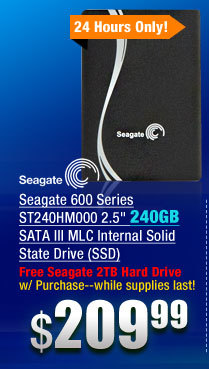 Seagate 600 Series ST240HM000 2.5 inch 240GB SATA III MLC Internal Solid State Drive (SSD)