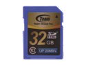 Team 32GB Secure Digital High-Capacity (SDHC) Flash Card Model TG032G0SD28X 
