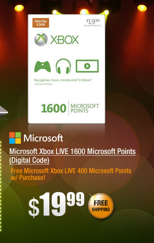 Microsoft Xbox LIVE 1600 Microsoft Points (Digital Code)